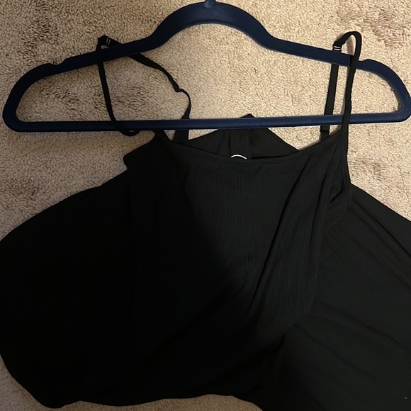 Skims rib soft lounge maxi dress cami onyx - Picture 3 of 5